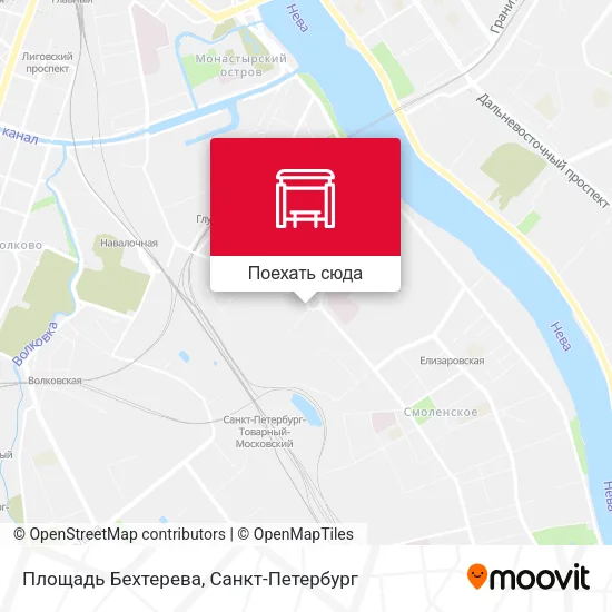 Карта Площадь Бехтерева