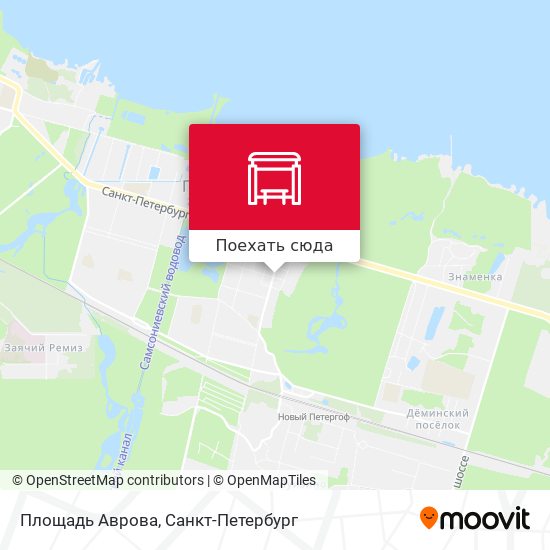 Карта Площадь Аврова