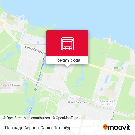 Карта Площадь Аврова