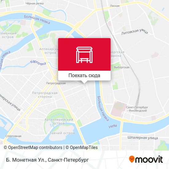 Карта Б. Монетная Ул.