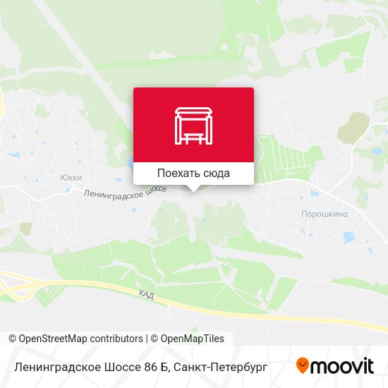 Карта Ленинградское Шоссе 86 Б