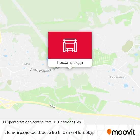 Карта Ленинградское Шоссе 86 Б