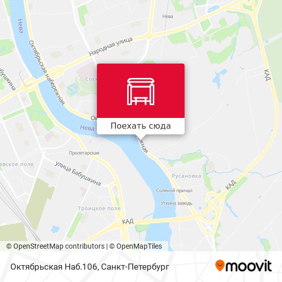 Карта Октябрьская Наб.106