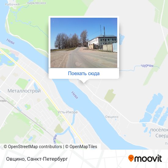 Карта Овцино