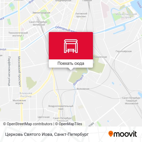 Карта Церковь Святого Иова