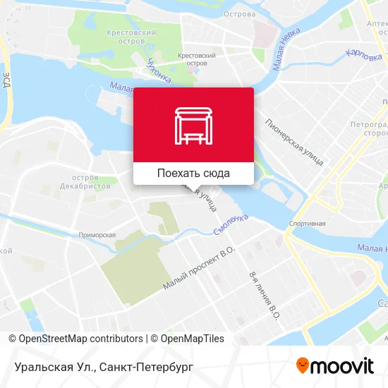Карта Уральская Ул.