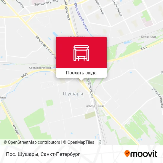 Карта Пос. Шушары