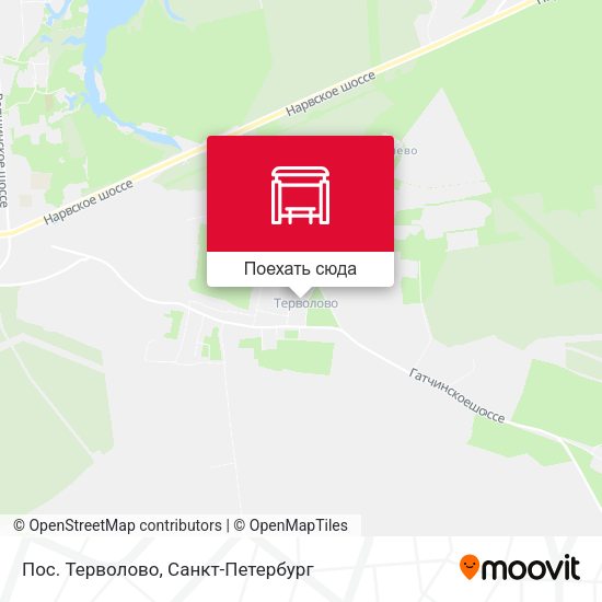 Карта Пос. Терволово