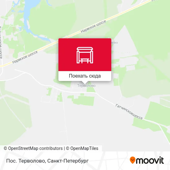 Карта Пос. Терволово