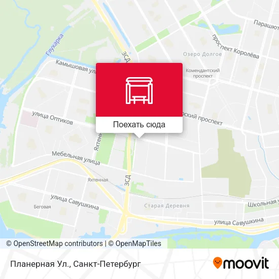 Карта Планерная Ул.