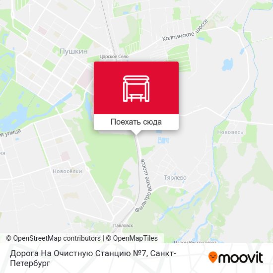 Карта Дорога На Очистную Станцию №7