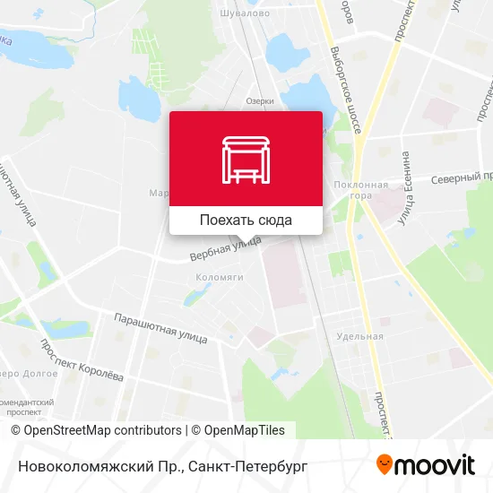 Карта Новоколомяжский Пр.