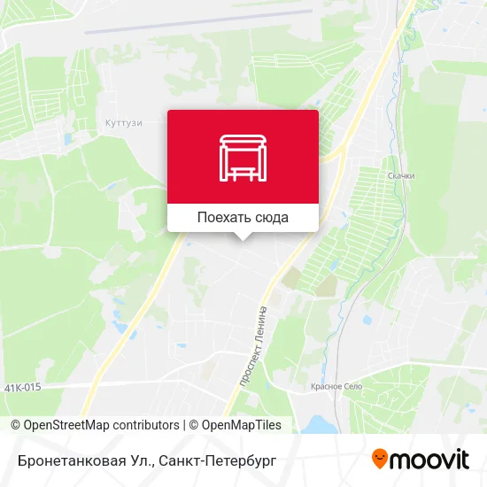 Карта Бронетанковая Ул.