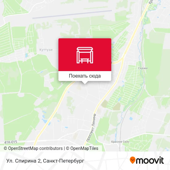 Карта Ул. Спирина 2
