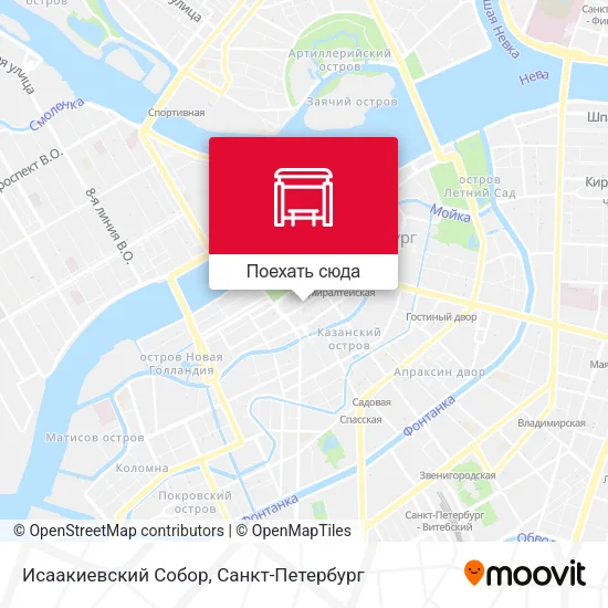Карта Исаакиевский Собор