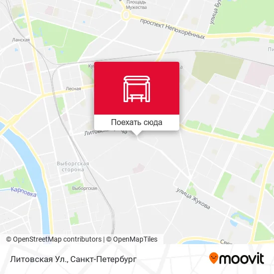 Карта Литовская Ул.