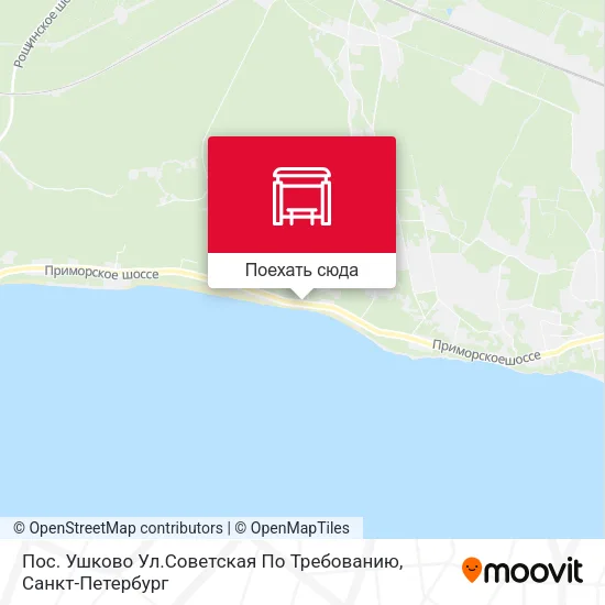 Карта Пос. Ушково Ул.Советская По Требованию