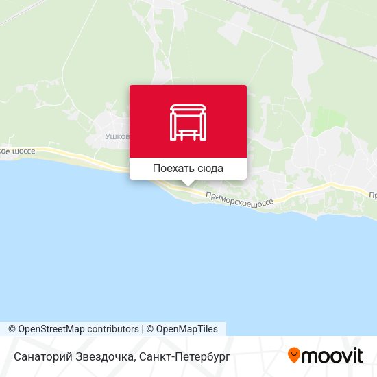 Карта Санаторий Звездочка