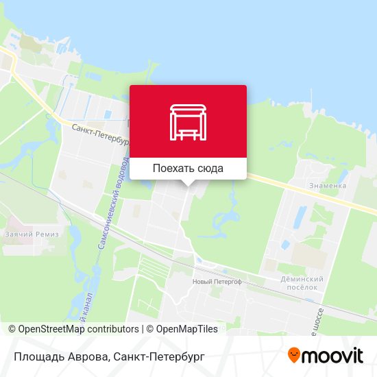 Карта Площадь Аврова