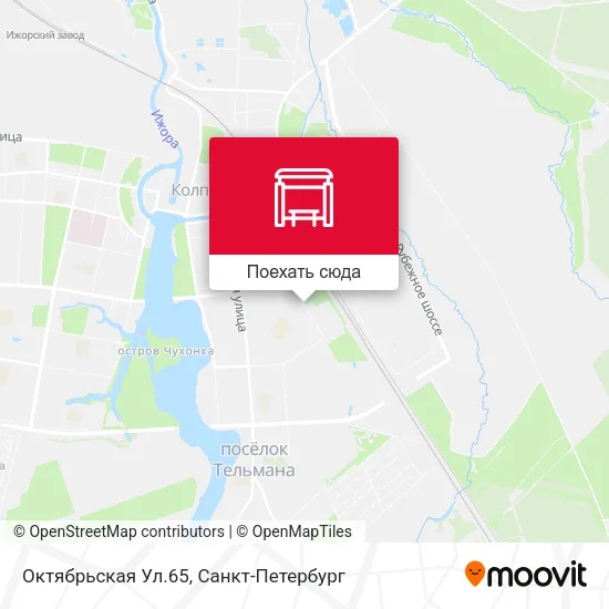 Карта Октябрьская Ул.65