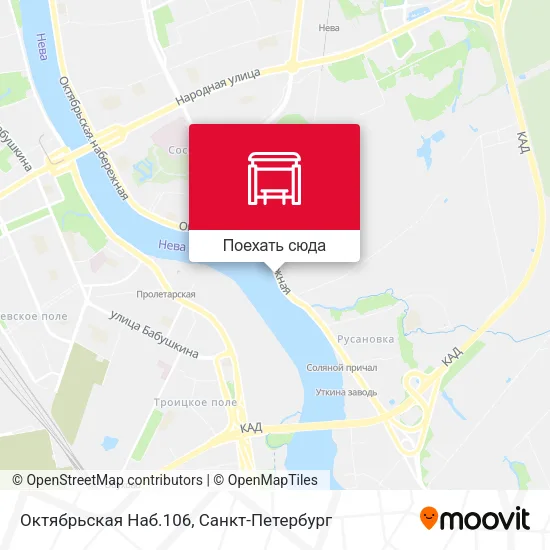 Карта Октябрьская Наб.106