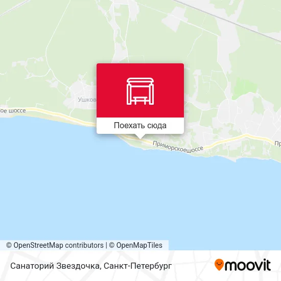 Карта Санаторий Звездочка