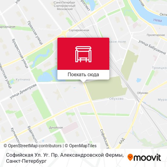 Карта Софийская Ул. Уг. Пр. Александровской Фермы