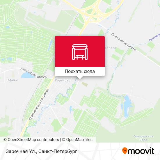 Карта Заречная Ул.