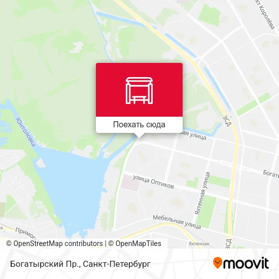 Карта Богатырский Пр.