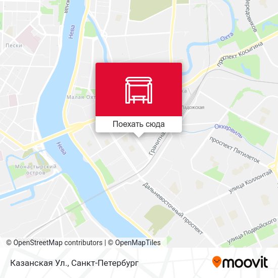 Карта Казанская Ул.