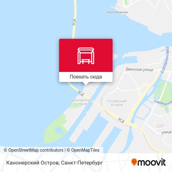 Карта Канонерский Остров