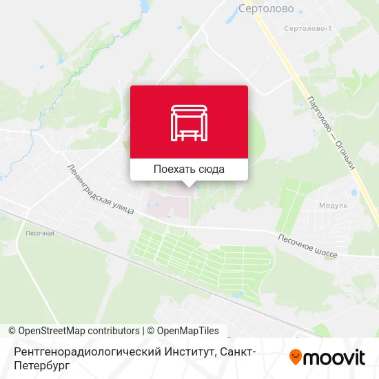 Карта Рентгенорадиологический Институт