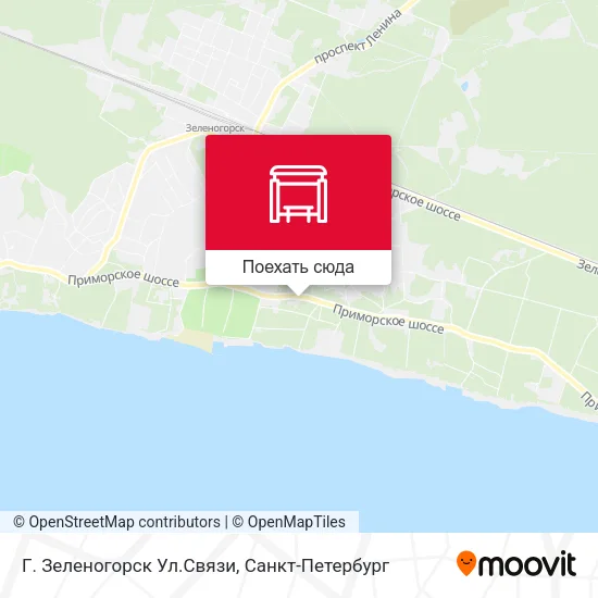 Карта Г. Зеленогорск Ул.Связи