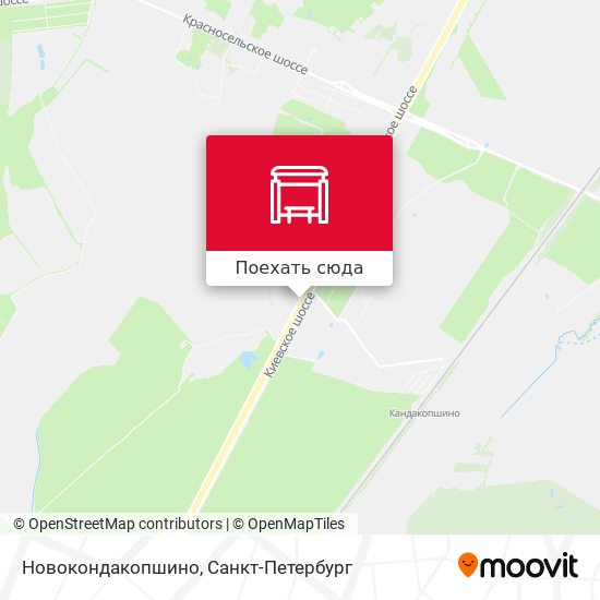 Карта Новокондакопшино