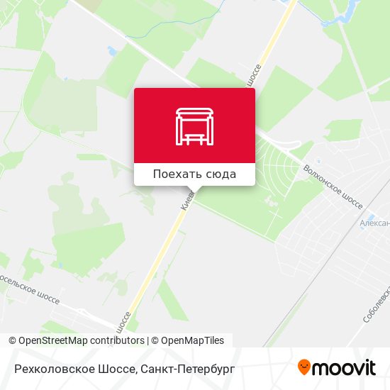 Карта Рехколовское Шоссе