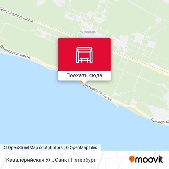 Карта Кавалерийская Ул.