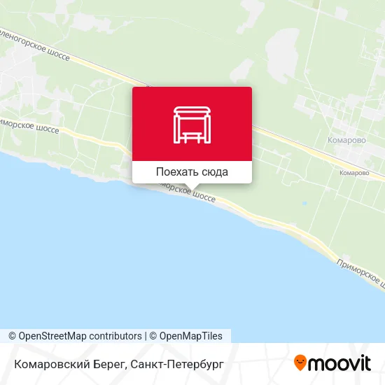Карта Комаровский Берег