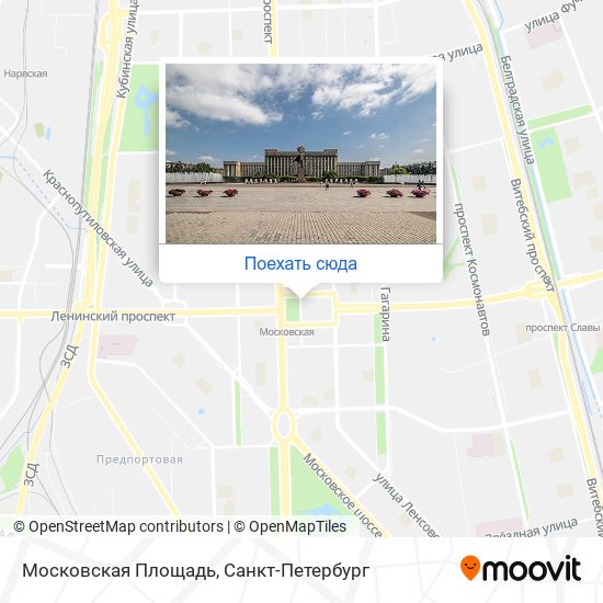Карта Московская Площадь