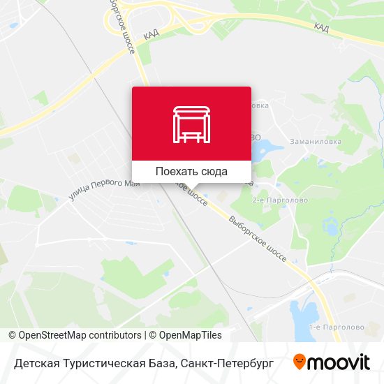 Карта Детская Туристическая База