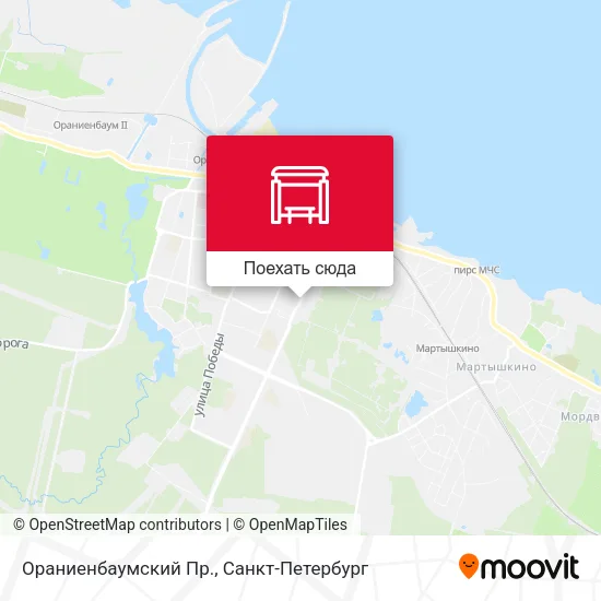 Карта Ораниенбаумский Пр.