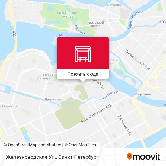 Карта Железноводская Ул.