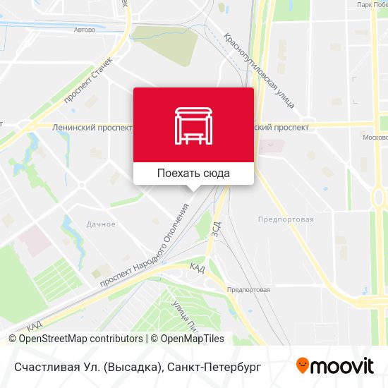 Карта Счастливая Ул. (Высадка)