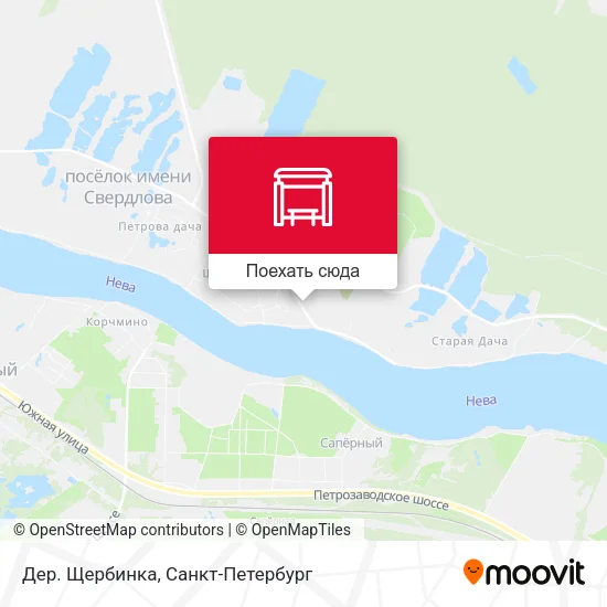 Карта Дер. Щербинка