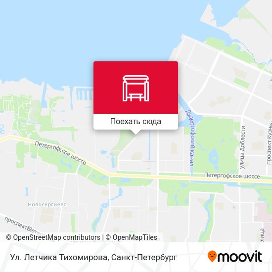 Карта Ул. Летчика Тихомирова