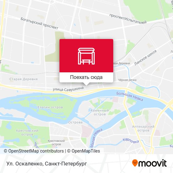 Карта Ул. Оскаленко