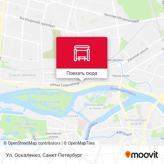 Карта Ул. Оскаленко