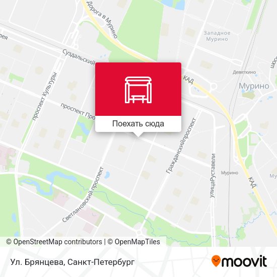 Карта Ул. Брянцева