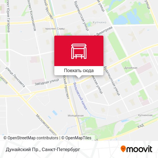 Карта Дунайский Пр.