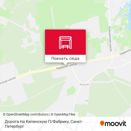 Карта Дорога На Кипенскую П/Фабрику