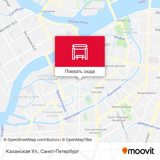 Карта Казанская Ул.